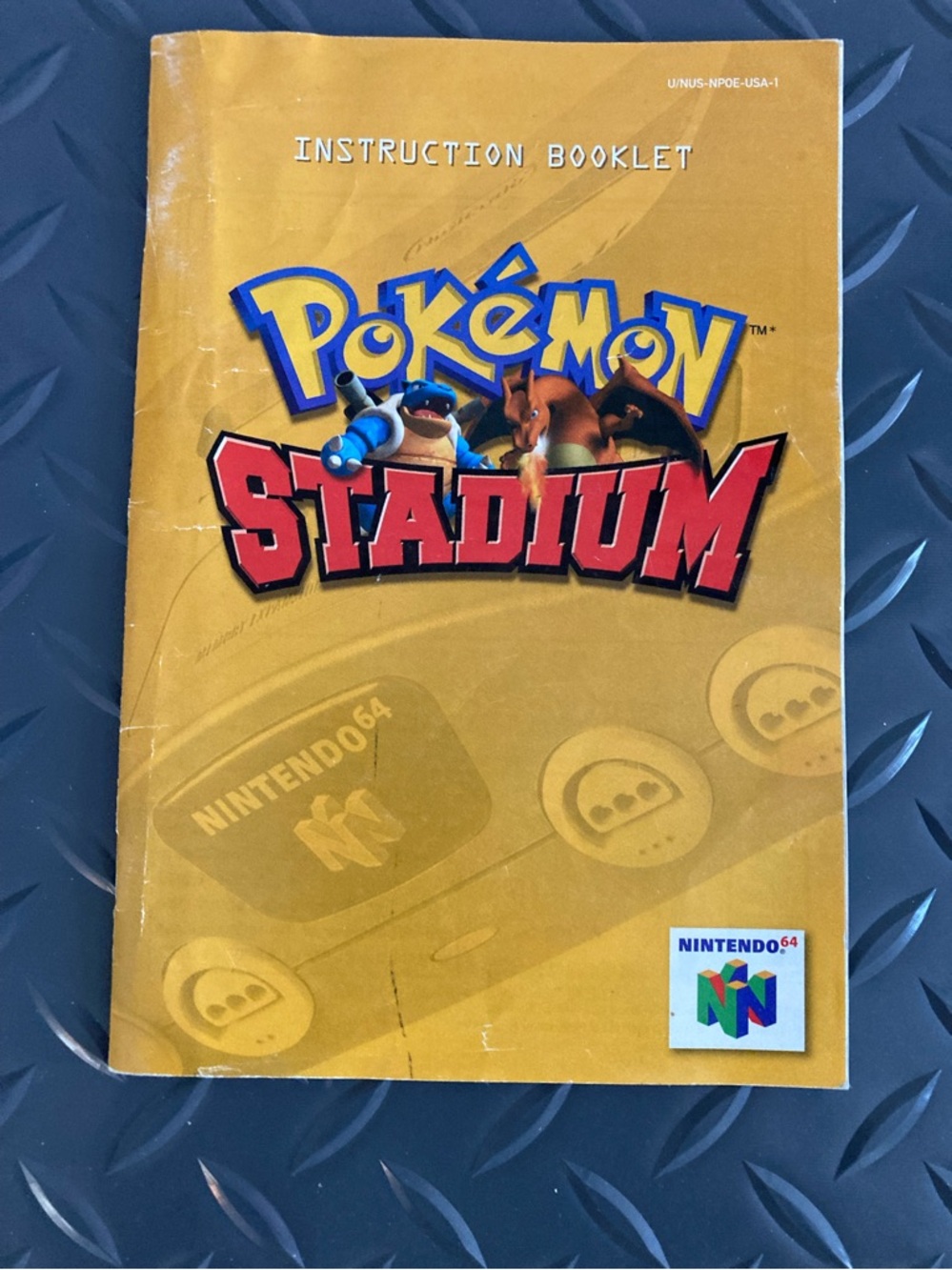 Nintendo Pokémon Stadium Instruction Booklet